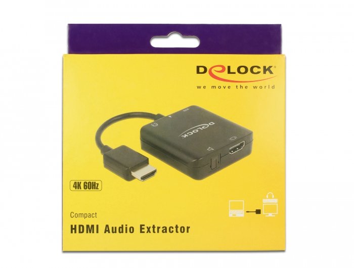 EAN 4043619632763 - DeLOCK 63276 adaptador de cable de vídeo HDMI tipo A (Estándar) Negro imagen 3