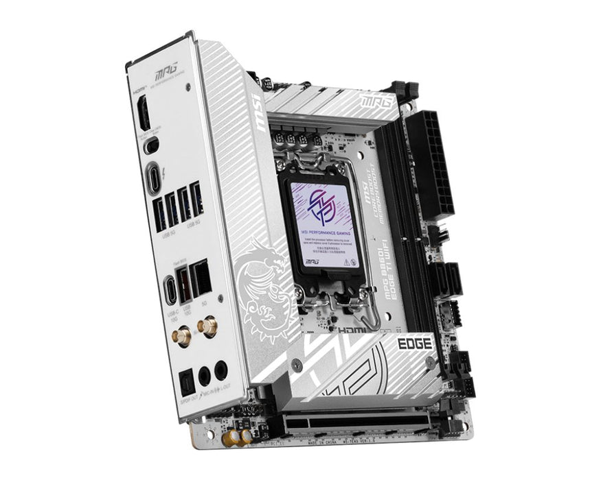 EAN 4711377350174 - MSI MPG B860I EDGE TI WIFI placa base Intel B860 LGA 1851 (Socket V1) mini ITX imagen 4