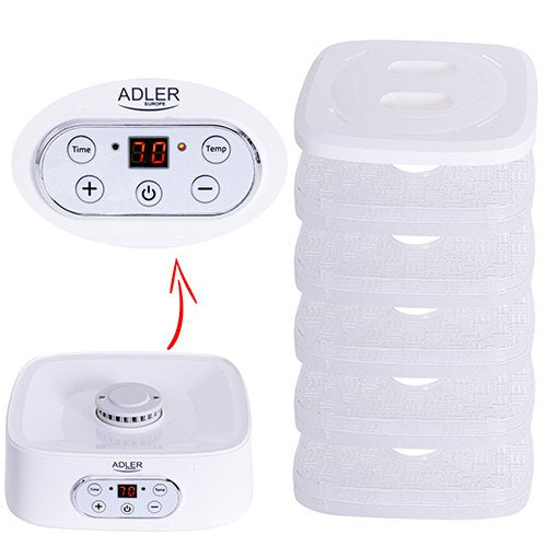 EAN 5903887805582 - Adler AD 6658 deshidratador de alimentos Blanco 230 W imagen 5