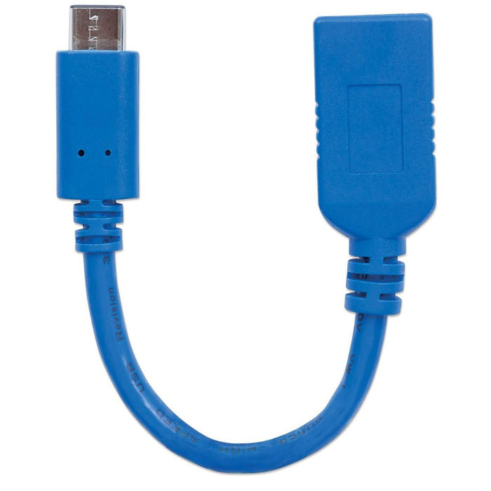 EAN 0766623353540 - Manhattan 353540 cable USB USB 3.2 Gen 1 (3.1 Gen 1) 0,15 m USB C USB A Azul imagen 2