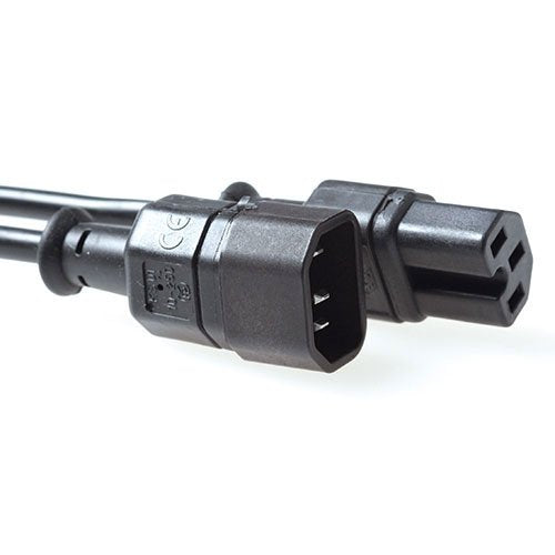 EAN 8716065025743 - ACT AK5234 cable de transmisión Negro 2,5 m C14 acoplador C15 acoplador imagen 1