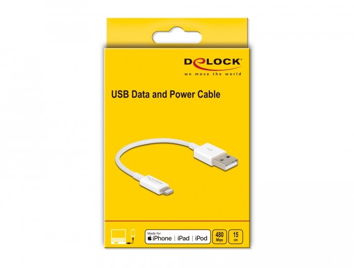 EAN 4043619830015 - DeLOCK 83001 cable de conector Lightning 0,15 m imagen 3