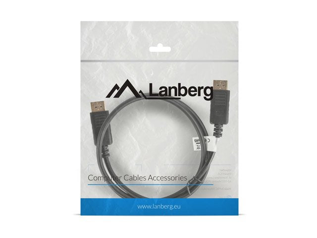 EAN 5901969413380 - Lanberg CA-DPDP-10CC-0010-BK cable DisplayPort 1 m Negro imagen 4