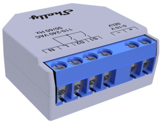 EAN 3800235265703 - Shelly Plus 0-10V Integrado Regulador de intensidad Azul, Gris imagen 1