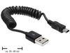 EAN 0757120831648 - DeLOCK USB 2.0/USB mini 0.6m cable USB 0,6 m USB A Mini-USB A Negro imagen 1