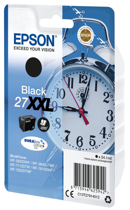 EAN 8715946625959 - Epson C13T27914022 cartucho de tinta 1 pieza(s) Original Negro imagen 2