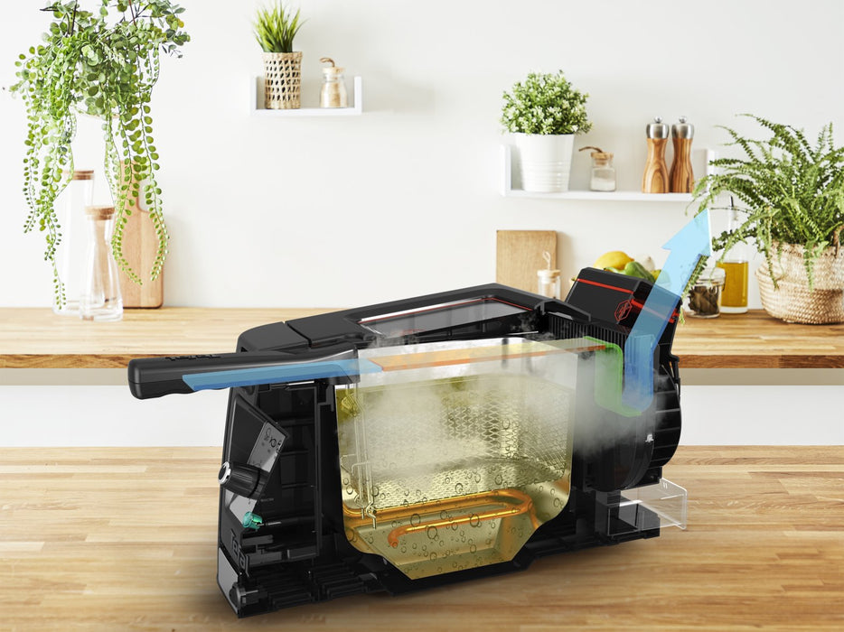 EAN 3016661173783 - Tefal Clear Duo FR600D Sencillo 0,65 L Independiente 2000 W Freidora Negro, Acero inoxidable imagen 8