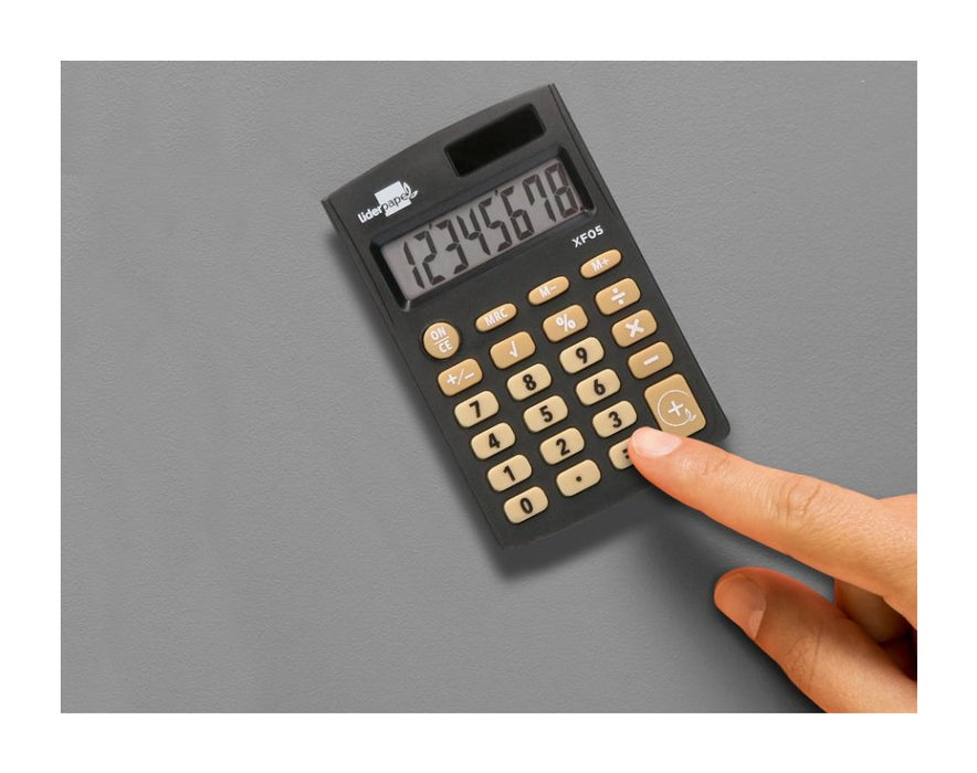 EAN 8423473040649 - Liderpapel XF05 calculadora Calculadora básica Negro imagen 4