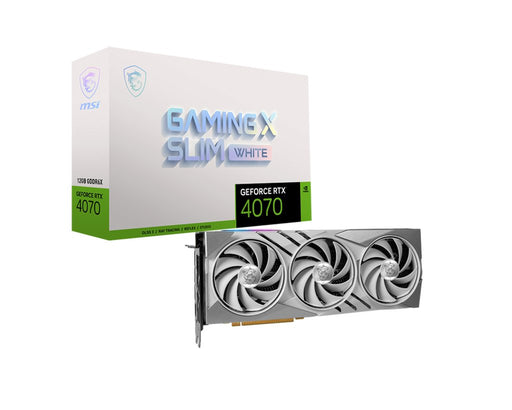 EAN 4711377117753 - MSI GAMING GeForce RTX 4070 X SLIM WHITE 12G NVIDIA 12 GB GDDR6X imagen 1