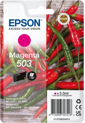 EAN 8715946707525 - Epson 503 cartucho de tinta 1 pieza(s) Original Rendimiento estándar Magenta imagen 1