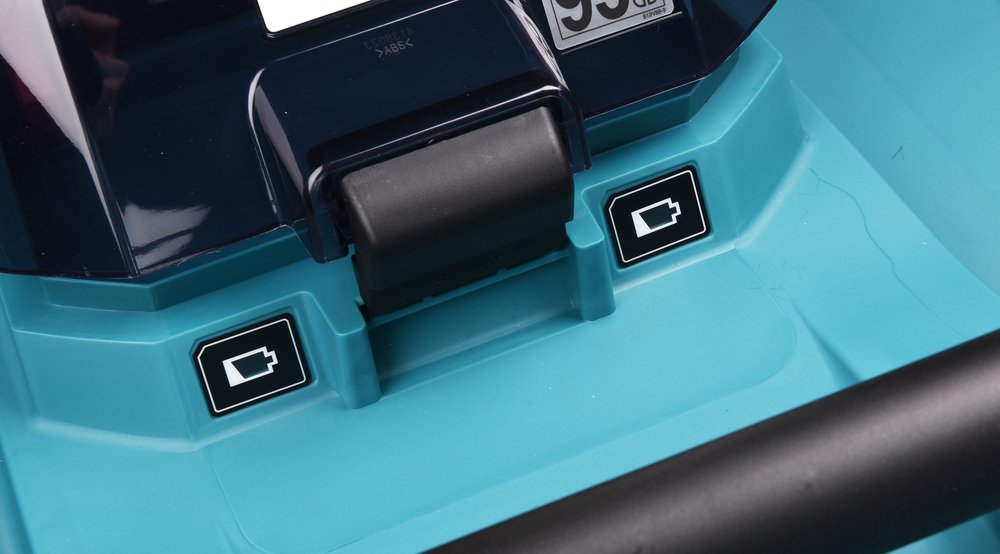 EAN 0088381756679 - Makita DLM480PT2 cortadora de césped Cortacésped manual Batería Negro, Turquesa imagen 16