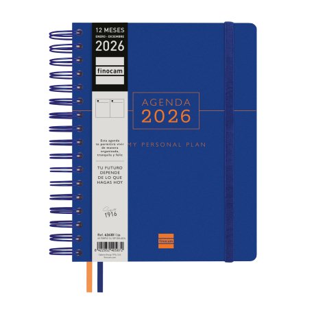 EAN 8422952405672 - Finocam 626301026 agenda Agenda diaria Azul imagen 2