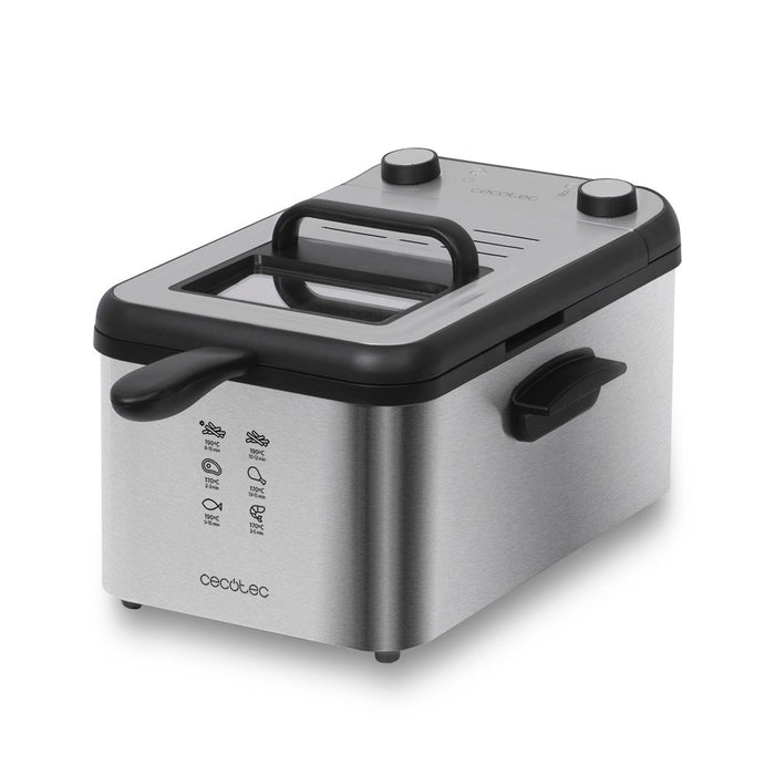EAN 8435484030731 - Cecotec CleanFry Infinity 3000 Sencillo 5,6 L Independiente 2400 W Freidora Negro, Acero inoxidable imagen 1