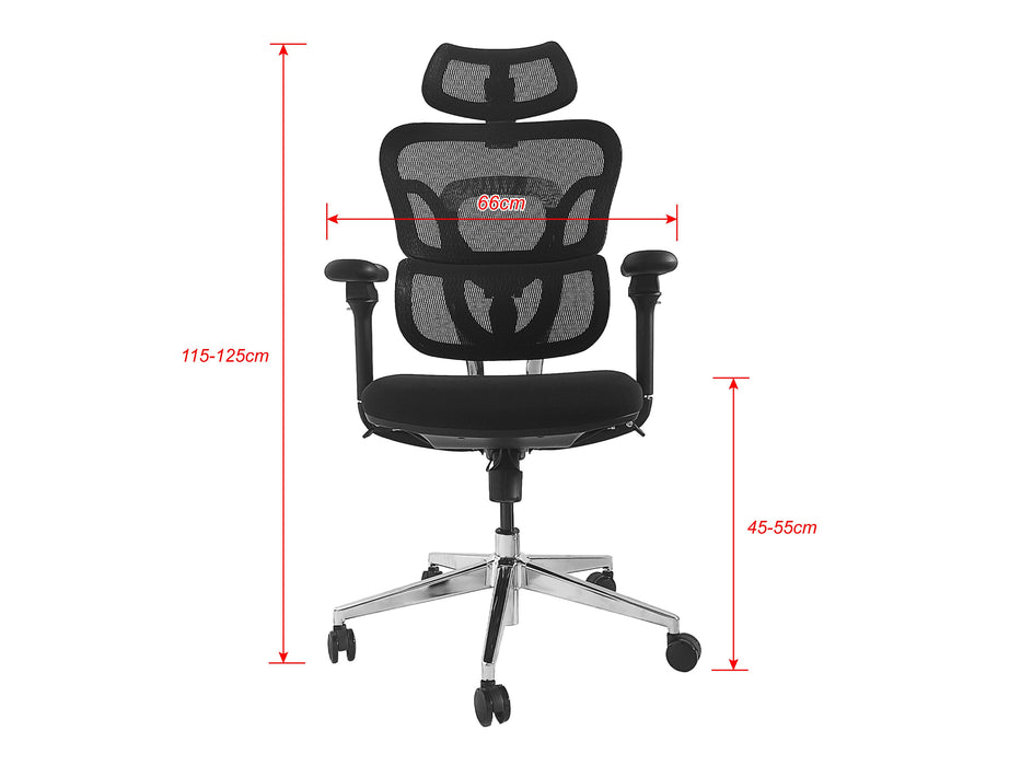 EAN 4015867238646 - Equip 651053 silla de oficina y de ordenador Asiento acolchado Respaldo de malla imagen 6