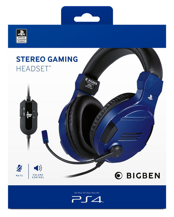 EAN 3499550381412 - Bigben Interactive PS4OFHEADSETV3G Auriculares Alámbrico Diadema Juego Azul imagen 5