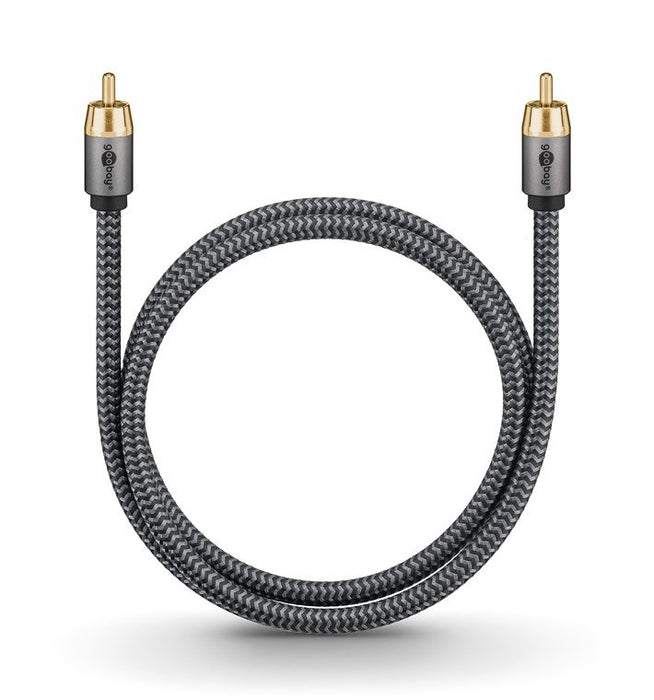 EAN 4040849652974 - Goobay 65296 cable de audio 3 m RCA Plata, Negro imagen 5