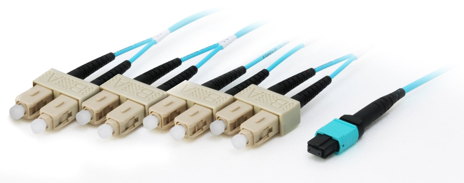 EAN 4015867192696 - Equip 25557407 Cable de fibra óptica e InfiniBand 7 m MTP 4x SC Cian imagen 1
