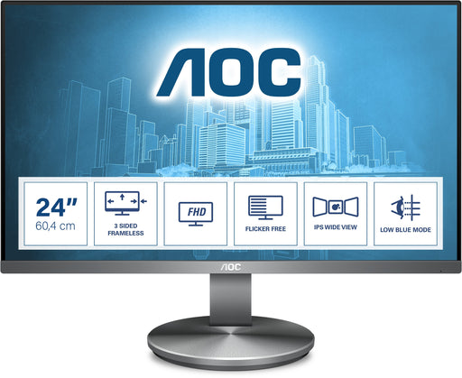 EAN 4038986146067 - AOC 90 Series I2490VXQ/BT pantalla para PC 60,5 cm (23.8") 1920 x 1080 Pixeles Full HD LED Negro imagen 1