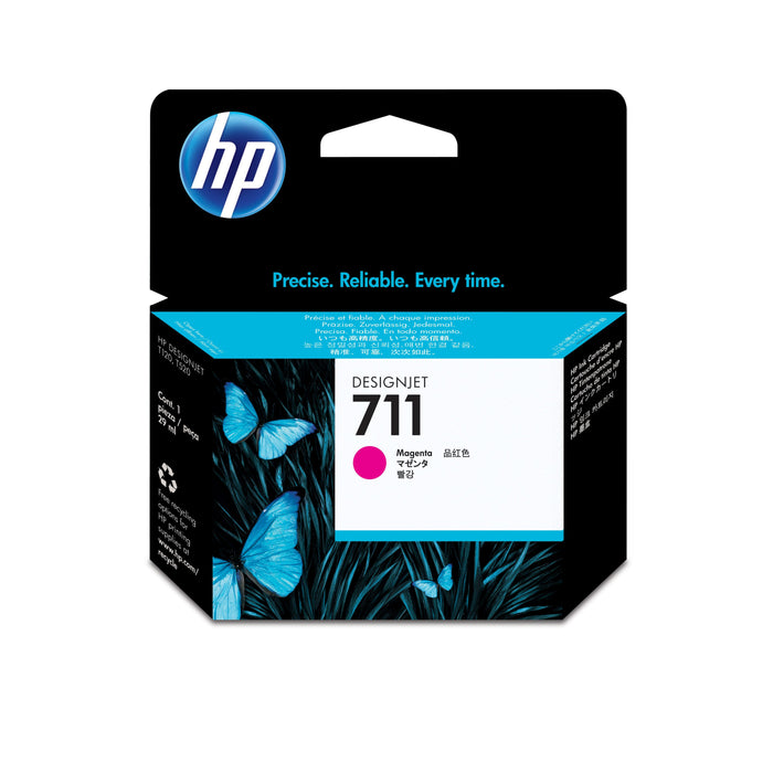 EAN 0886112841140 - HP 711 29-ml Magenta DesignJet Ink Cartridge cartucho de tinta 1 pieza(s) Original Rendimiento estándar imagen 1