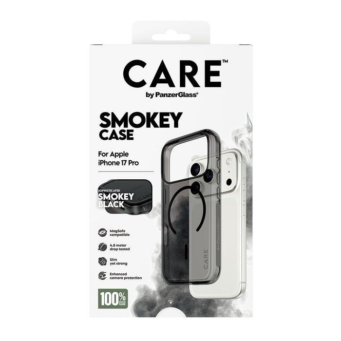 EAN 5715685026973 - PanzerGlass CARE by ® Flagship Case Urban Explorer Smokey w. Black MagSafe iPhone 17 Pro funda para teléf imagen 3