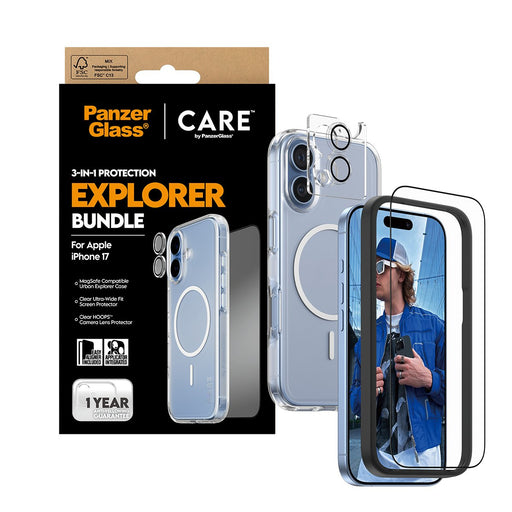 EAN 5715685027376 - PanzerGlass ® | CARE by ® 3-in-1 Flagship Explorer Bundle iPhone 17 Protector de pantalla Apple 1 pieza(s imagen 5
