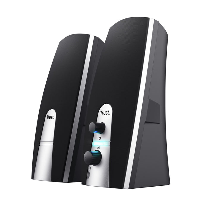 EAN 8713439246605 - Trust 24660 conjunto de altavoces 5 W PC/ordenador portátil Negro, Metálico 2.0 canales imagen 2