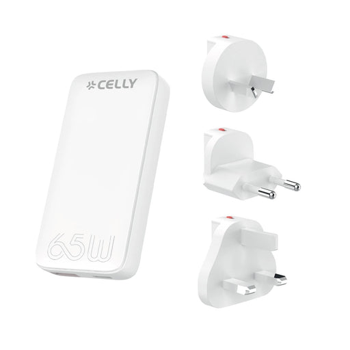 EAN 8021735208433 - Celly TCTRAVELUNI65W cargador de batería USB imagen 1