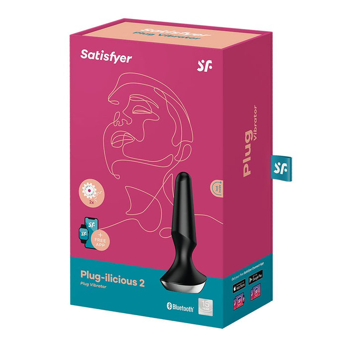 EAN 4061504003283 - Satisfyer Plug-ilicious 2 Tapón anal Negro Silicio 1 pieza(s) imagen 4