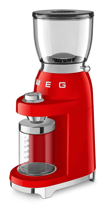 EAN 8017709318000 - Smeg CGF11RDEU molinillo de café 150 W Rojo, Transparente imagen 2