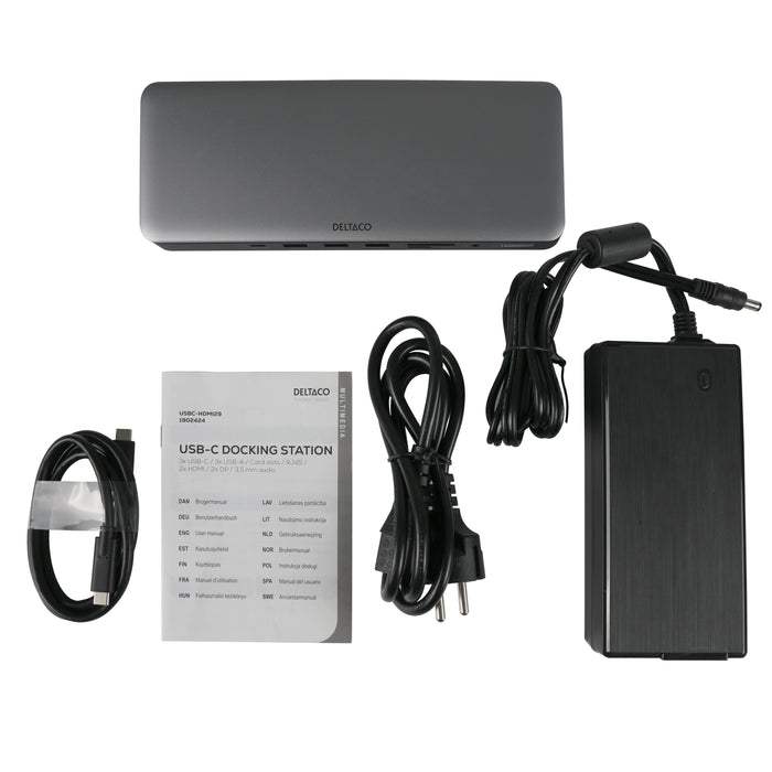 EAN 7333048060648 - Deltaco USBC-HDMI29 hub de interfaz USB Tipo C 10000 Mbit/s Plata imagen 6