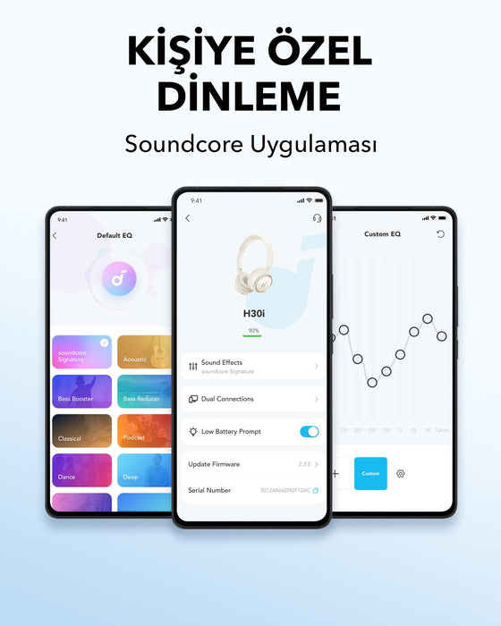 EAN 0194644153090 - Anker H30I - WHITE Auriculares Inalámbrico Diadema Llamadas/Música USB Tipo C Bluetooth Blanco imagen 7