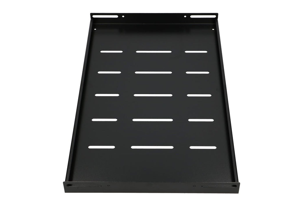 EAN 5903148912738 - Extralink SHELF 1U FOR WALL CABINETS 19\" 300MMX1U BLACK Cajón metálico para rack imagen 4