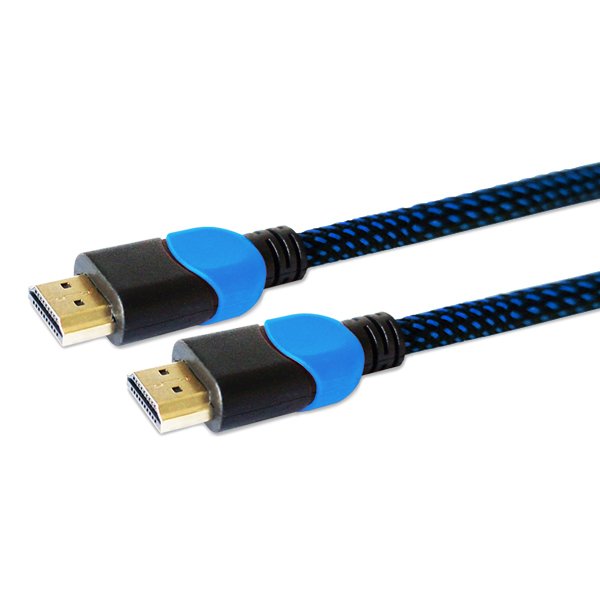 EAN 5901986045656 - Savio GCL-05 cable HDMI 3 m HDMI tipo A (Estándar) Negro, Azul imagen 1