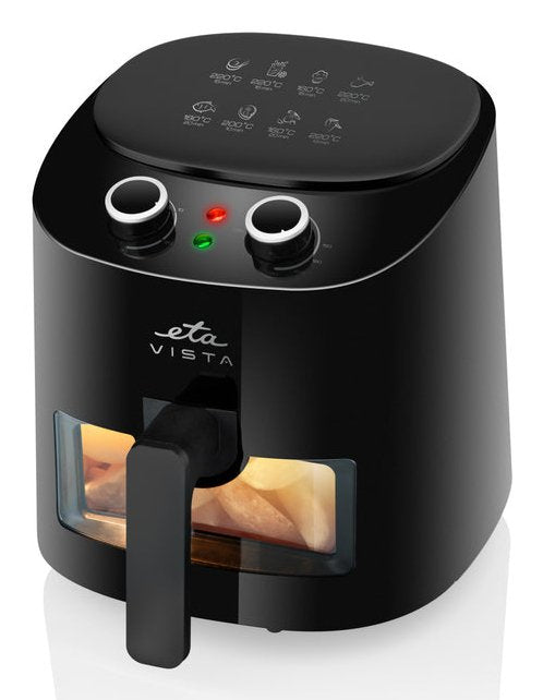 EAN 8590393343706 - Eta Vista Sencillo 4,3 L Independiente 1300 W Freidora de aire caliente Negro imagen 4