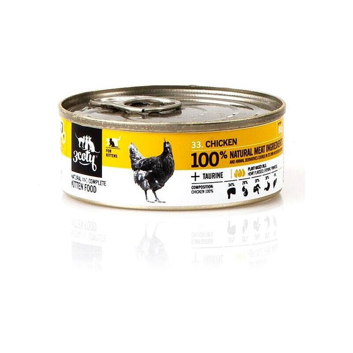 3coty Chicken For Kittens 80g