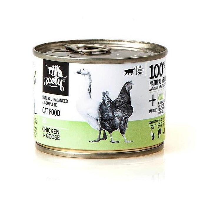 3coty Chicken + Goose For Adult Cats 180g