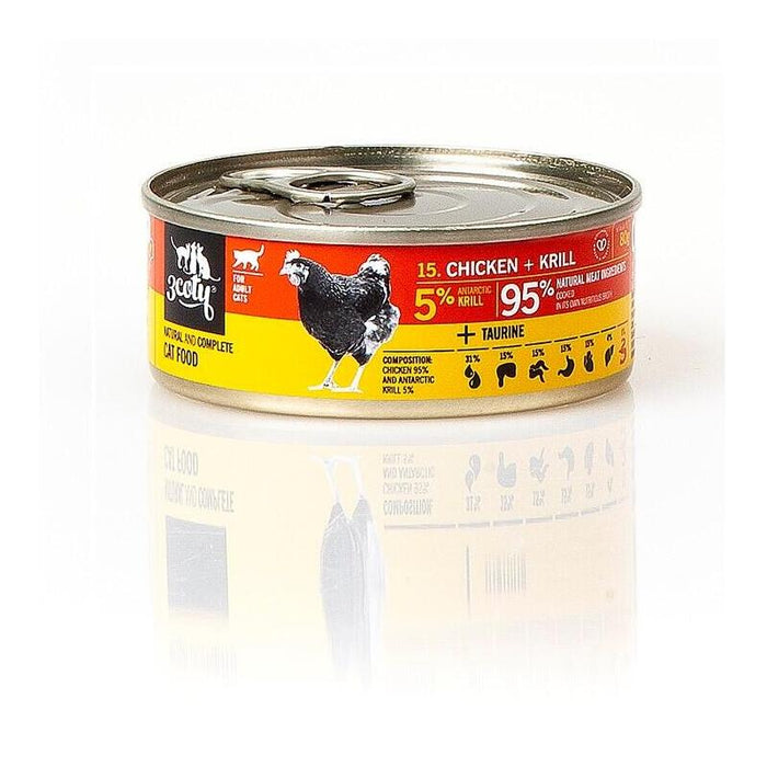 3coty Chicken With Krill - Comida Húmeda Para Gatos - 80g