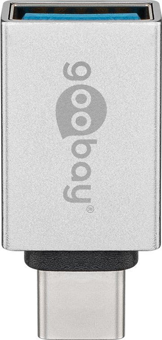 EAN 4040849566202 - Goobay 56620 cambiador de género para cable USB C USB A Plata imagen 2