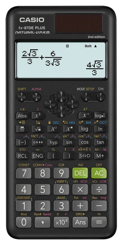 EAN 4549526609497 - Casio FX-87DE Plus 2nd edition calculadora Bolsillo Calculadora científica Negro imagen 1