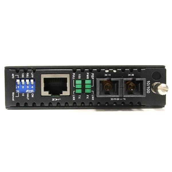 EAN 0065030846264 - StarTech.com ET90110SM302 convertidor de medio 200 Mbit/s 1310 nm Negro imagen 2