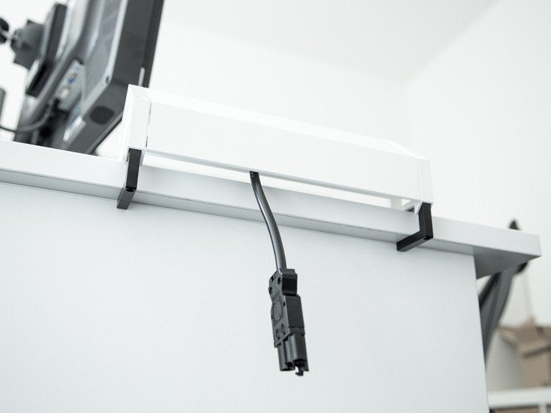 EAN 4016514050628 - Bachmann Desk2 toma de corriente 3 x Type F Negro, Acero inoxidable imagen 5