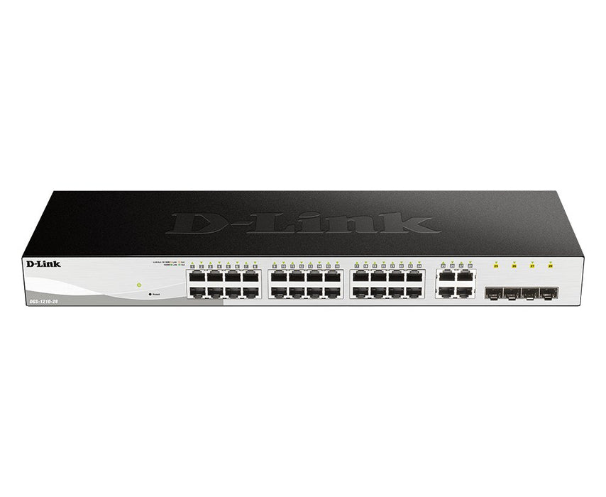 EAN 0790069372971 - D-Link DGS-1210-28 switch Gestionado L2 Gigabit Ethernet (10/100/1000) 1U Negro imagen 1