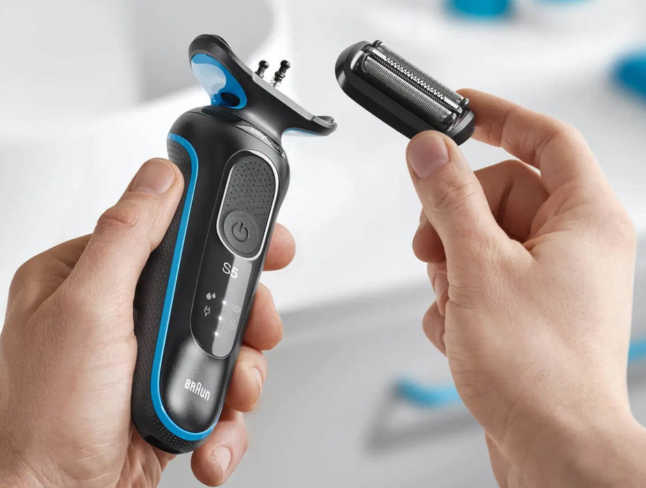 EAN 4210201432197 - Braun 51-B1000s Máquina de afeitar de láminas Negro, Azul imagen 4