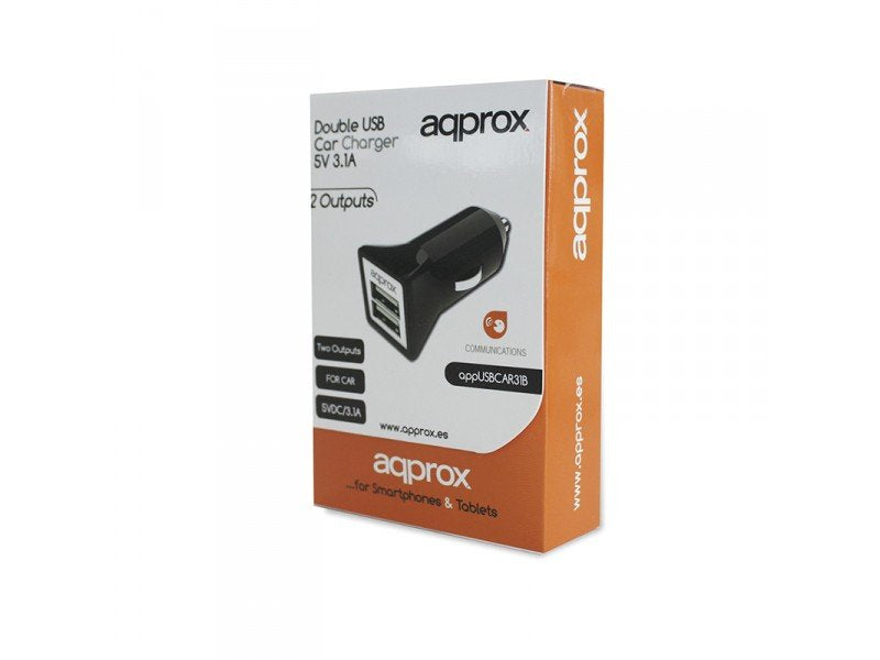 EAN 8435099516170 - Approx APPUSBCAR31B cargador de dispositivo móvil GPS, Auriculares, Teléfono móvil, Smartphone, Reloj int imagen 5