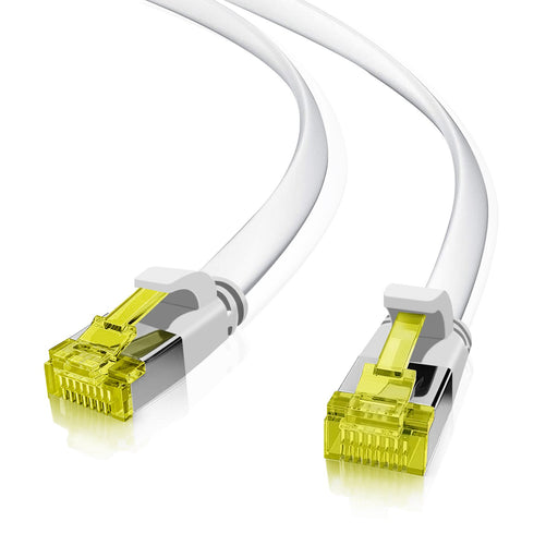 EAN 4005938052578 - Helos 205257 cable de red Blanco, Amarillo 2 m Cat6a U/FTP (STP) imagen 1