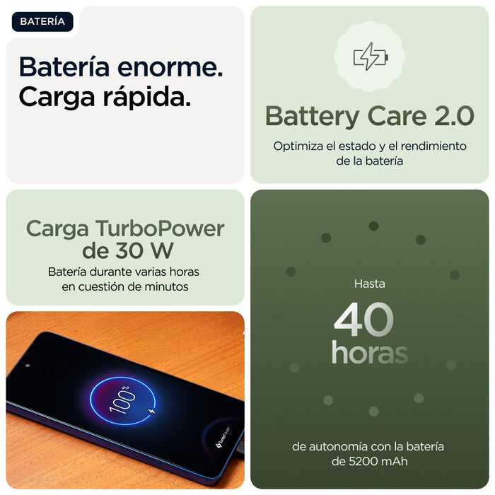 EAN 8033779080586 - Motorola moto g56 5G 17,1 cm (6.72") Ranura híbrida Dual SIM Android 15 USB Tipo C 8 GB 256 GB 5200 mAh V imagen 16