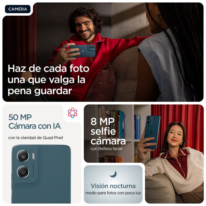 EAN 840493601885 - Motorola moto g06 power 17,5 cm (6.88") SIM doble Android 15 4G USB Tipo C 4 GB 64 GB 7000 mAh Azul imagen 14