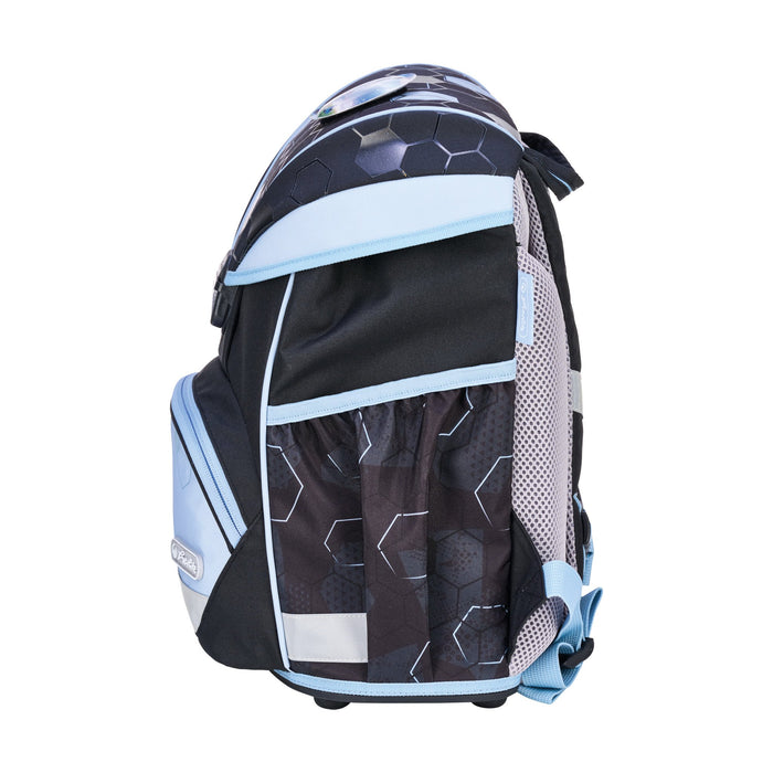 EAN 4008110396460 - Herlitz UltraLight XL Plus Cyber Soccer juego de mochila escolar Niño Poliéster Azul, Azul oscuro imagen 8