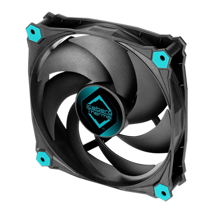 EAN 1230000071840 - Iceberg Thermal IceGALE Silent Carcasa del ordenador Ventilador 12 cm Negro 3 pieza(s) imagen 7