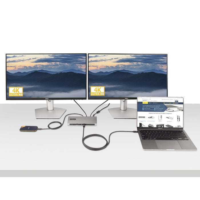 EAN 0065030895859 - StarTech.com A40G2MB-TB4-CABLE cable Thunderbolt 2 m 40 Gbit/s Negro imagen 6